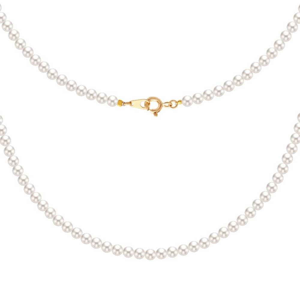 [Goldpang] 14K Milky Pearl Bead Necklace - 4mm
