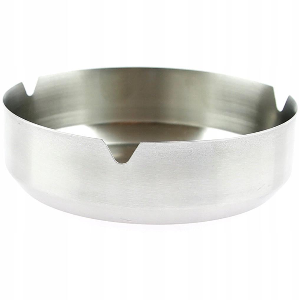 ASHTRAY SILVER METAL ASHTRAY