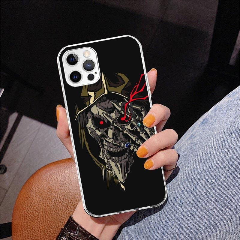 Overlord Anime Phone Case For iPhone 17 Air 16 Pro Max 16E 15 + 14 Plus 11 12 13 Mini 7 8 SE Gift Print Cover Fundas 17 Air 16 P
