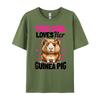 Guinea Pig Pet Rodent Animal This Girl Loves Her Oversized T Shirt Shirts