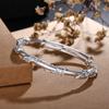 Women'S Full-Blown Flowers Bracelet Bangle Delicate Light Luxury Open Adjustable Bracelet Bracelet Jewelry Gift