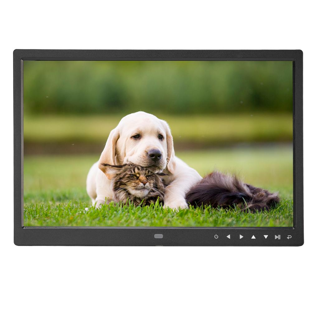 Digitaler Bilderrahmen, 15 Zoll, 1080p HD, multifunktional, kabellos, mit Fernbedienung für Zuhause