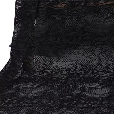 Zwart Rekbaar Flock Gaas Stof Afrikaanse Tule Kant Stoffen Brokaat Burnout Fluweel Stof voor Naaien Ondergoed Kleding Jurk