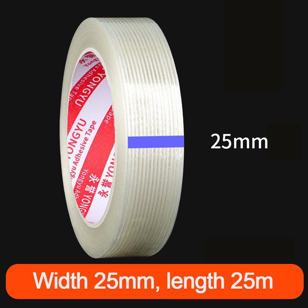 

Strong Stripes Fiberglass Tape Single-sided Strapping Tape New Fixed Seal 25MM