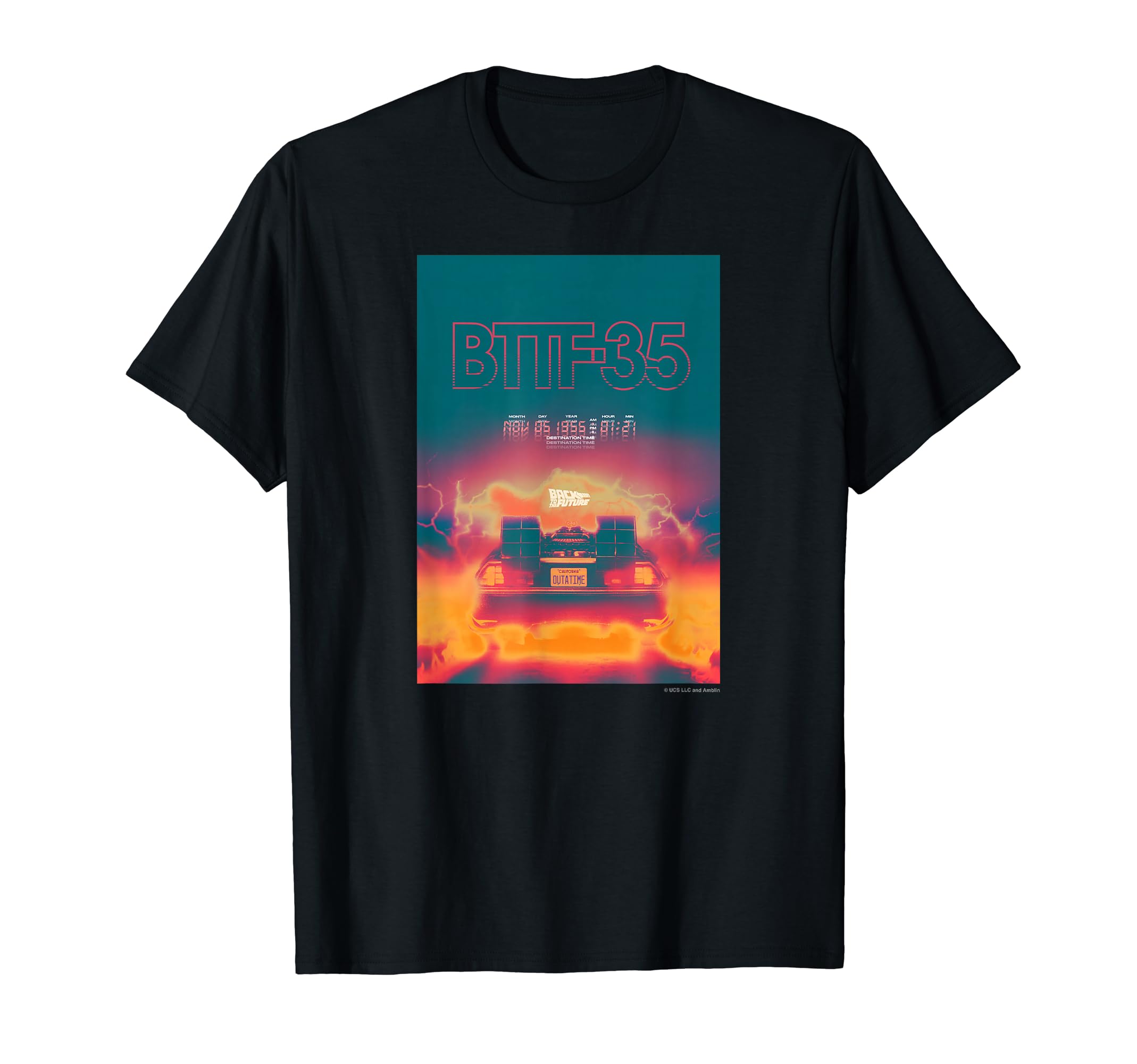 Назад в будущее BTTF-35(ПОЖАР) Футболка
