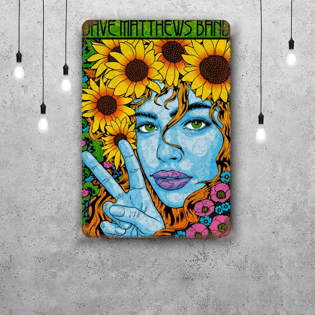 Dave Matthews Band Metallschilder Wanddeko Vintage Blechschilder Captain Metallposter Dekor für Bar Pub Club Wanddekoration