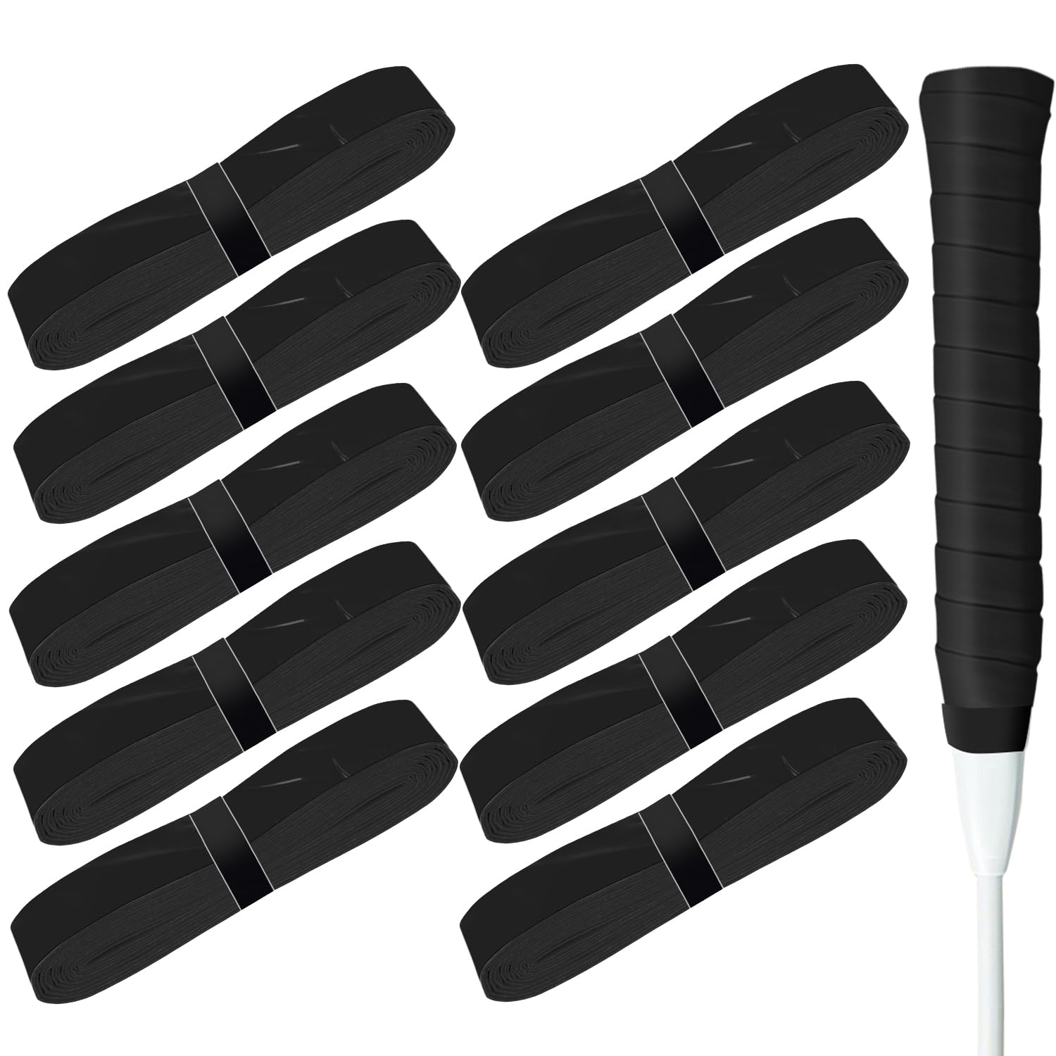 

Лента Hantox Grip Tape для ракеток, удлиняющая, впитывающая пот, сменная лента для стержней, Moist Grip Comfort 2M, можно свободно резать, 10 штук [2 м]
