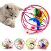 1 Pcs Cage Rat Happy Cat Toy Plush Simulation Color Mouse Fun Cat Ball Fun Cat Fun Fun Pet Supplies