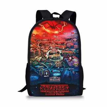 Backpack, Various Styles, Cartoon Heat Transfer, Digital Printing, Backpack, Large-Capacity Student Schoolbag