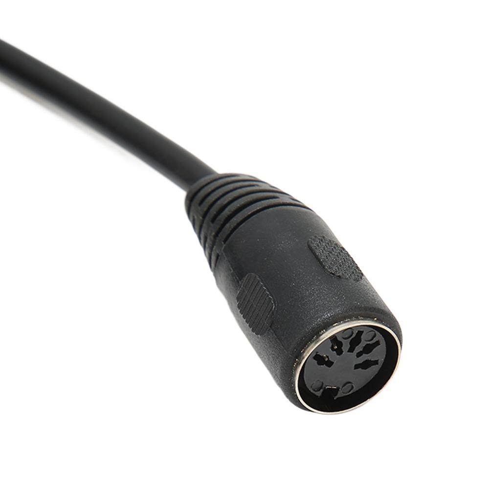 Flexible 5 Pin DIN Male To Female Adapter Cable Plug and Play Right Angle Adapter  Synthesizer