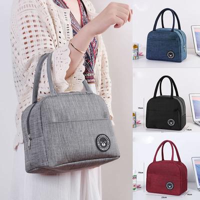 Cooler Lunchbox With Tote Strap Organizer Insolated Case Φορητή τσάντα φαγητού Θερμικό κουτί τροφίμων ανθεκτικό αδιάβροχο γραφείο