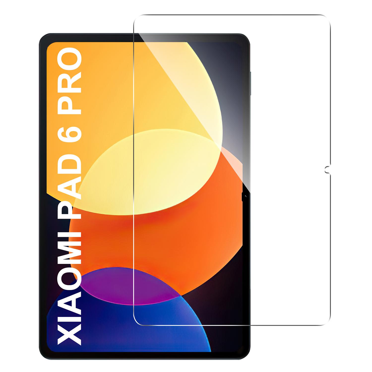 

For Xiaomi Pad 6/Pad 6 Pro Tablet Full Screen Protector 2.5D Straight Edge Tempered Glass Screen Film Type A