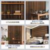 PETAPA Peel and Stick Wood Wallpaper Dark Stripe Removable Wall Sticker