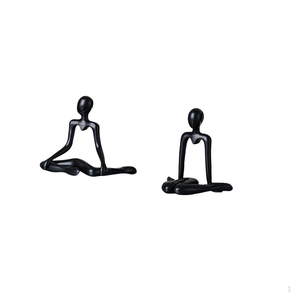 Creative Abstract Thinker Statue Decorative Figurine Unique Sculpture Ornament for Bedroom Entrance