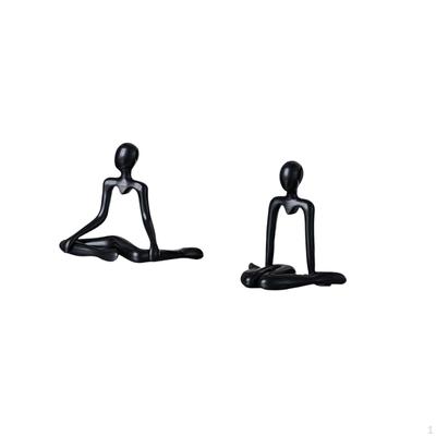 Creative Abstract Thinker Statue Decorative Figurine Unique Sculpture Ornament for Bedroom Entrance