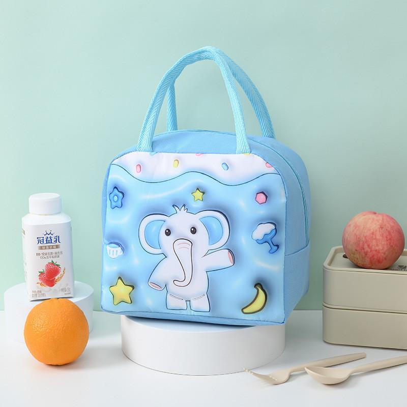 3D Cute Lunch Box Reusable Lunch Bags for Women Cute Lunchboxes Kawaii Animal Lunch Bag Cooler for Picnic Office Work Travel
