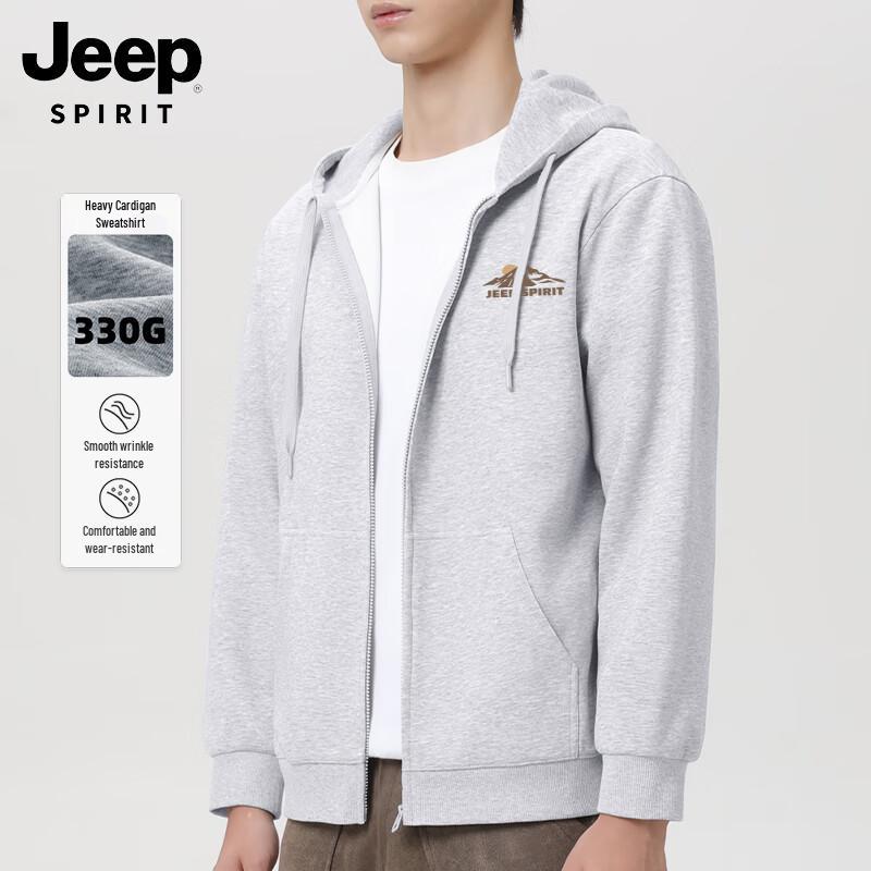 

Jeep Spirit Men s Heavyweight Zip-Up Hoodie XL