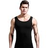 Herren Elastische Slim Fit Einfarbiges Sport-Tanktop