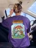 Cute Frog With Mushrooms Printed TShirts Womens Casual Short Sleeve Tops Soft ONeck T Shirts Summer Loose Womans Streetwear