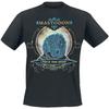 Camiseta Gráfica Mastodon Crack The Skye para Fãs de Metal Progressivo Que Amam Design Psicodélico Inspirado em Álbuns em Roupas Casuais