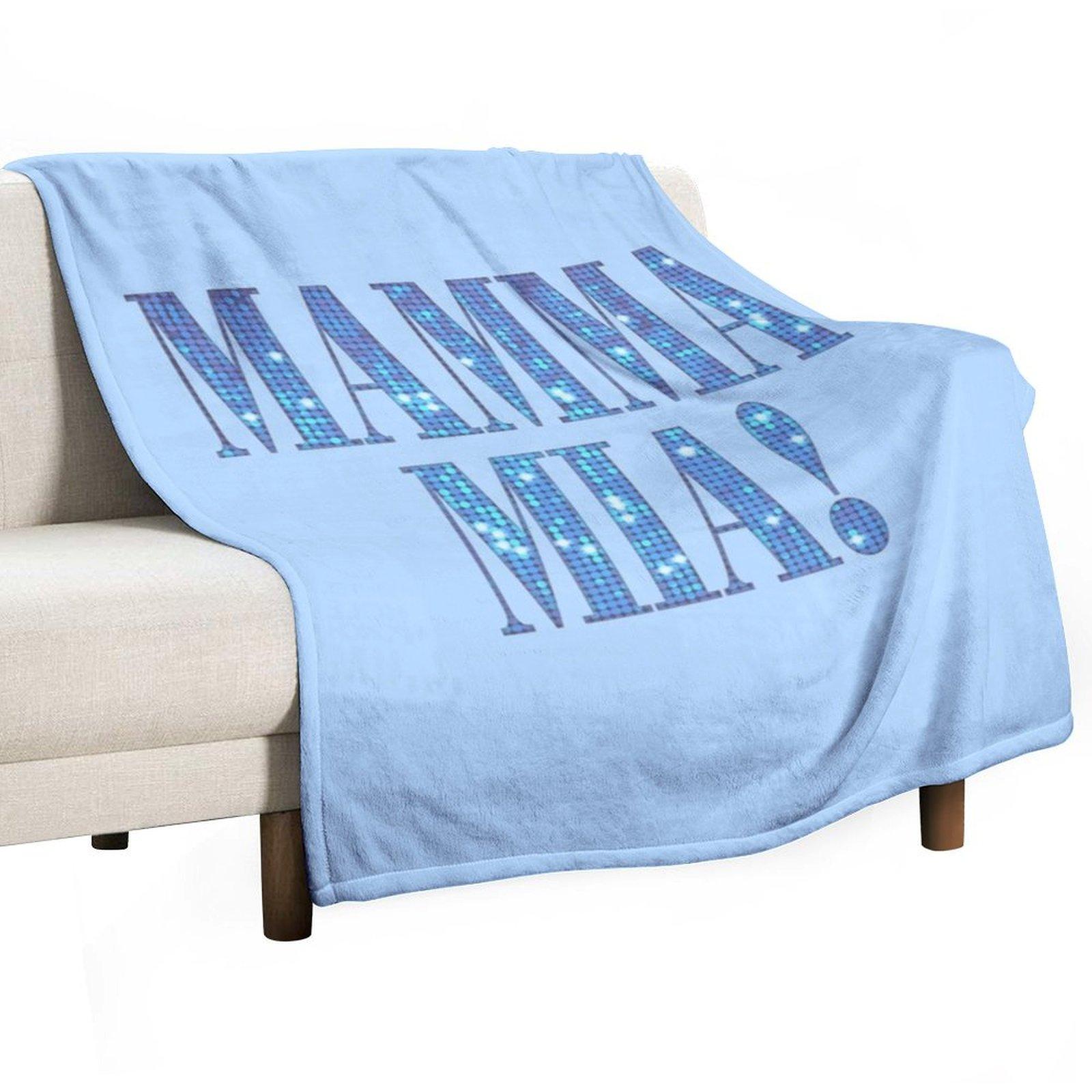 Mamma Mia -disco- Throw Blanket Shaggy Beautifuls Beach Retros Blankets 30x40in