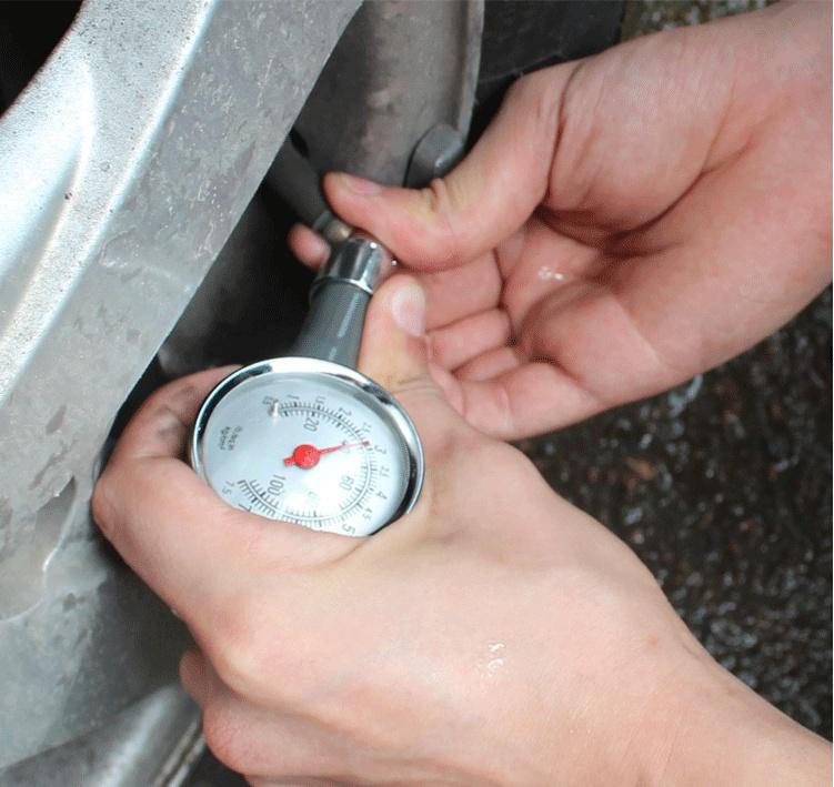 Precyzyjny przenośny miernik ciśnienia w oponach samochodowych Miniaturowy tester ciśnienia w oponach