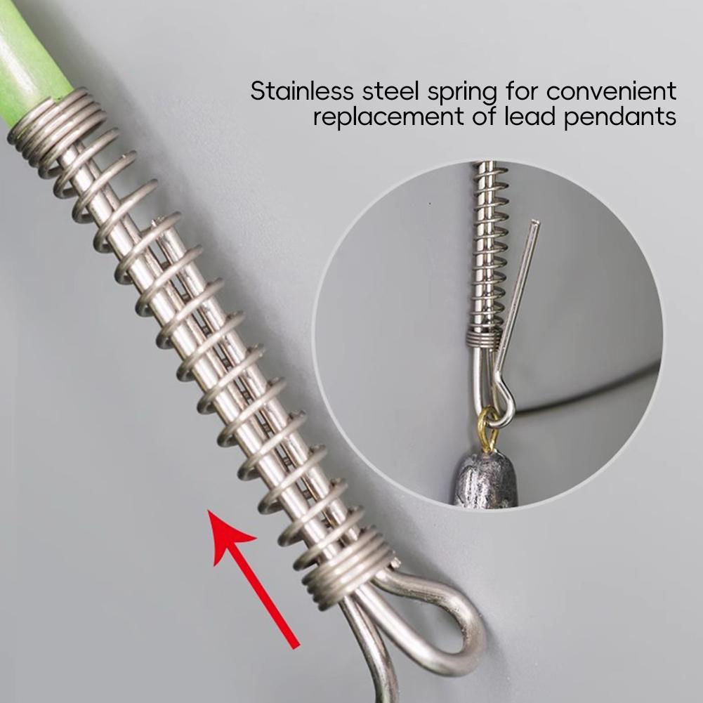 10PCS 15/20/30/40CM Luminous Curved Blade Balance For Sea Fishing Stainless Steel Single-Blade Balance Hook Divider Fishing Gear