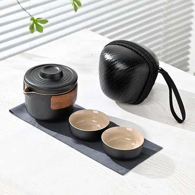 Set de Ceai Ceramic Portabil pentru Călătorie