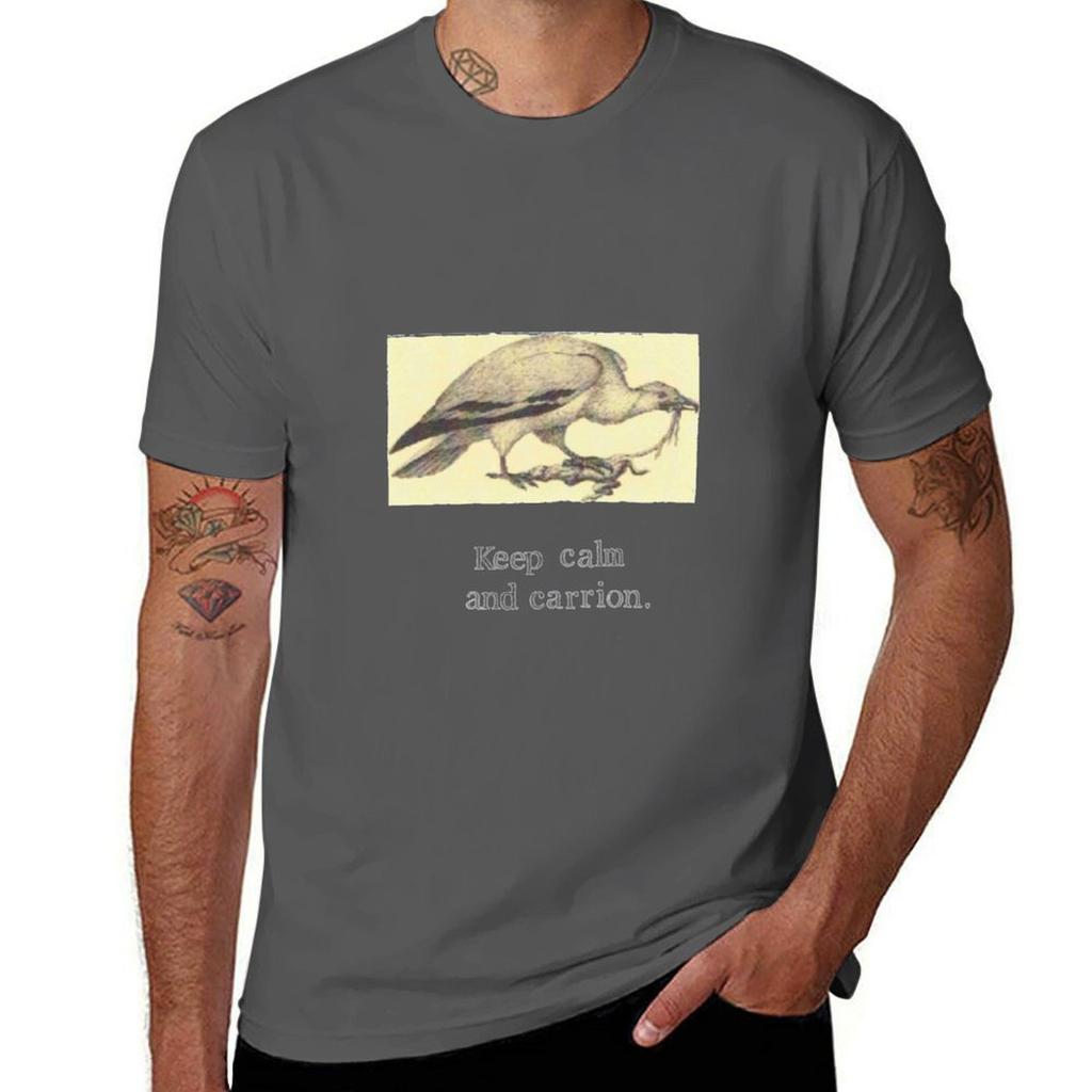 Keep Calm And Carrion Tshirt Outdoor Sports Lightweight Tee