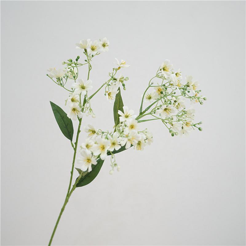Small Fresh Simulated Flower Single Branch Ruixiang Flower Home Table Flower Decoration Bride Holding Bouquet with Flower