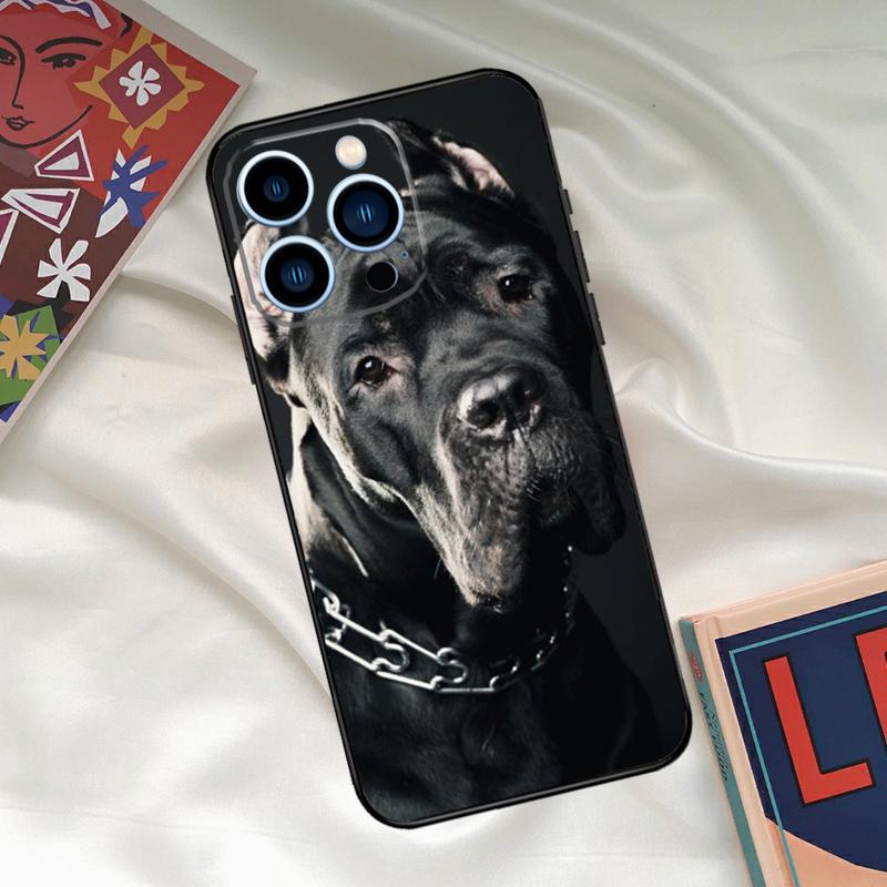 Italian Cane Corso Mastiff Dogs Phone Case For iPhone 17 16 15 13 12 11 14 Pro Max 16 Plus 12 13 Mini 16e 17 Air Funda Cover