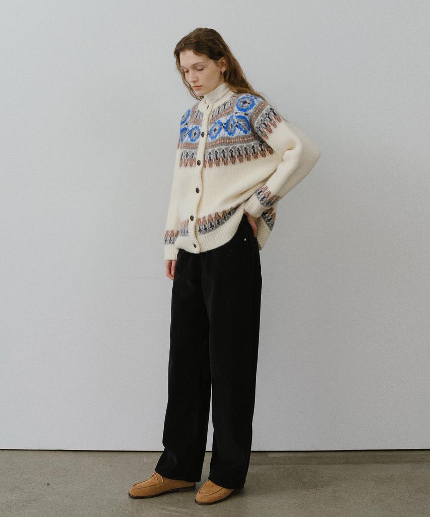 Yulago Buckle Corduroy Pants