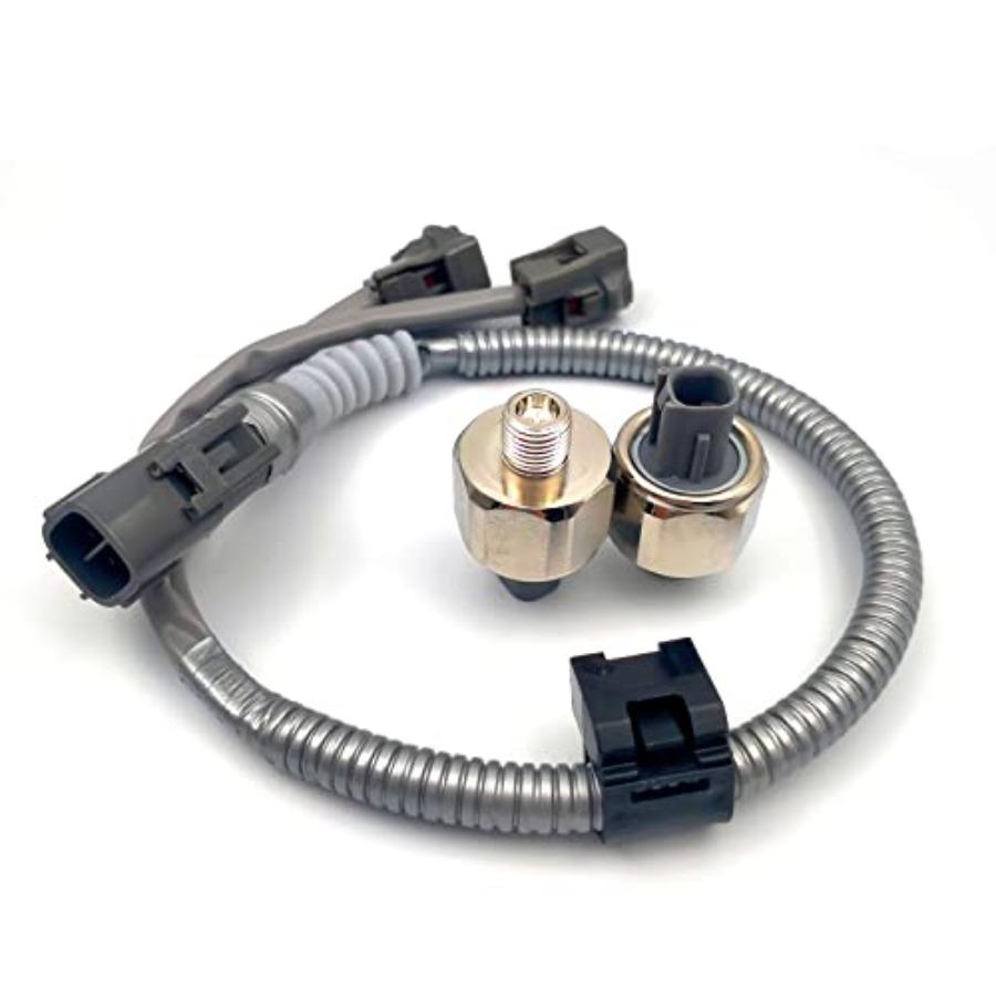 2 Ignition Knock Detonation Sensor 1 Set Harness Wiring Compatible with ES300 GS300 IS300 SC300 RX300 Compatible with Avalon Ce