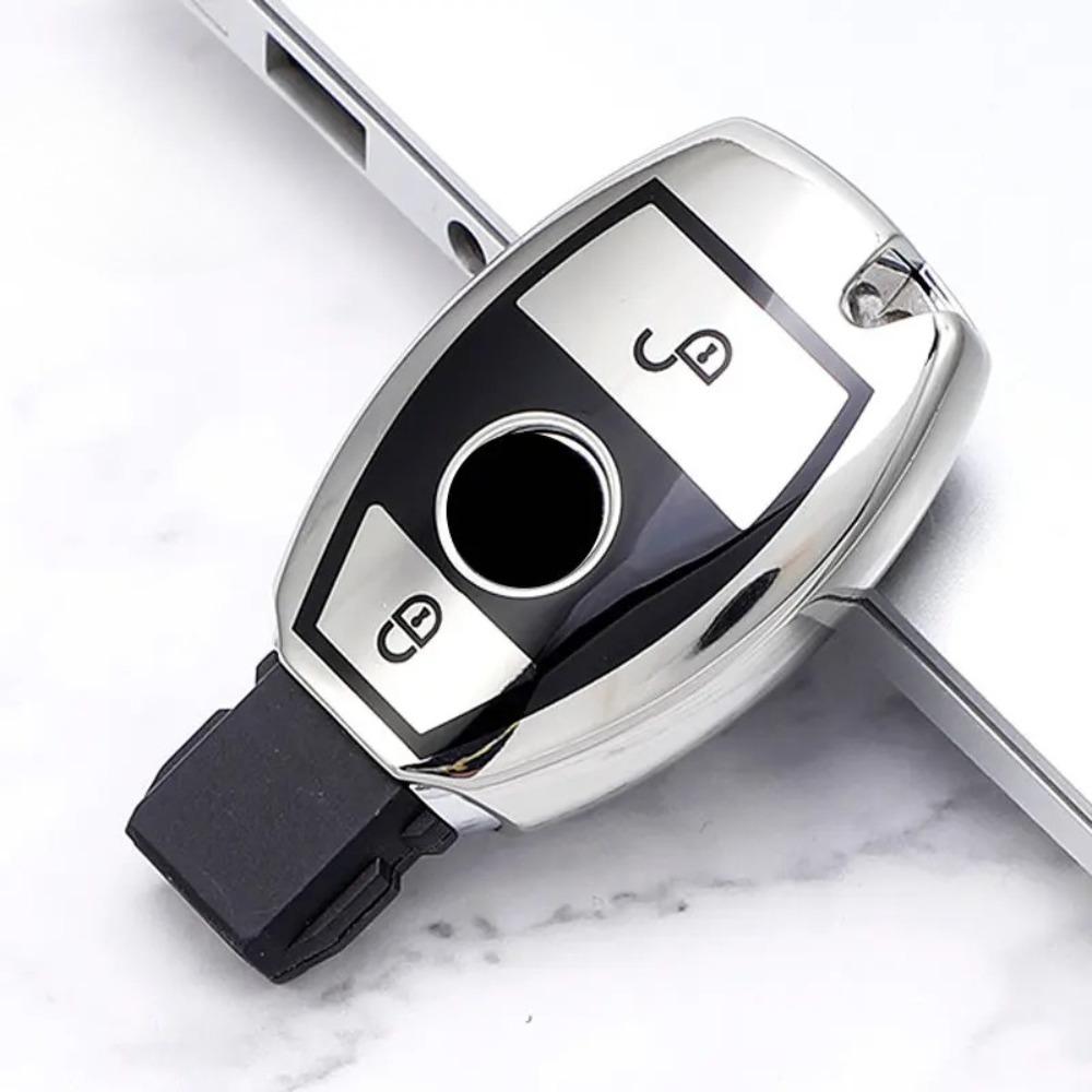 2/3 butoane pentru Mercedes Benz ABGR Clasa GLA GLK W176 W204 W251 W463 TPU moale Husa pentru chei de la distanță de mașină Accesorii Fob