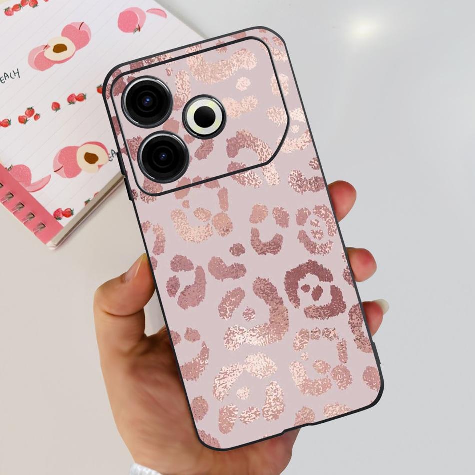 For Tecno Pova 6 Neo Phone Case Pova6 Neo 4G 2024 Elegant Printing Soft Silicone TPU Cases
