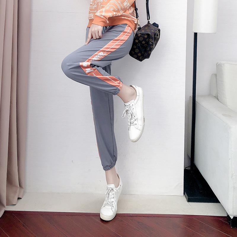 2022 Autumn Sweet Style Women's Printed Trousers Fashion Casual Suit