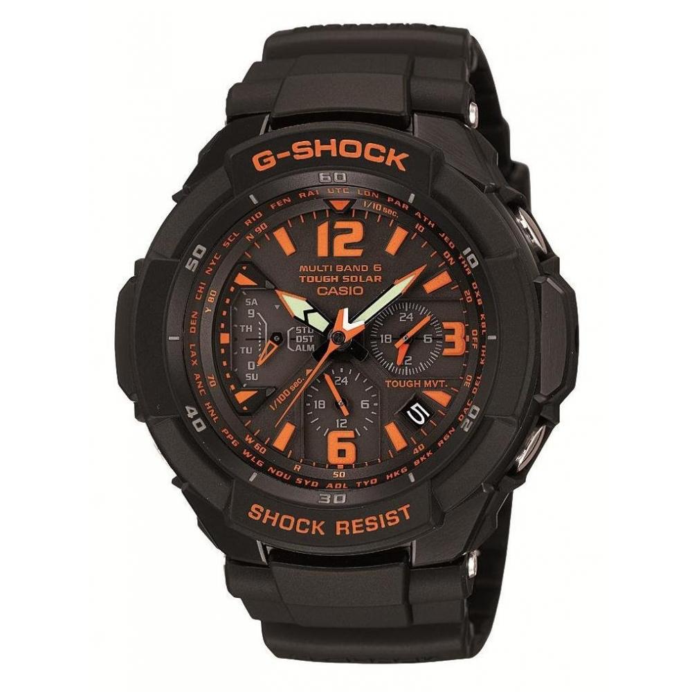 

[Casio] Часы G SHOCK [] GRAVITYMASTER Radio Wave Sun GW 3000B 1AJF Черный