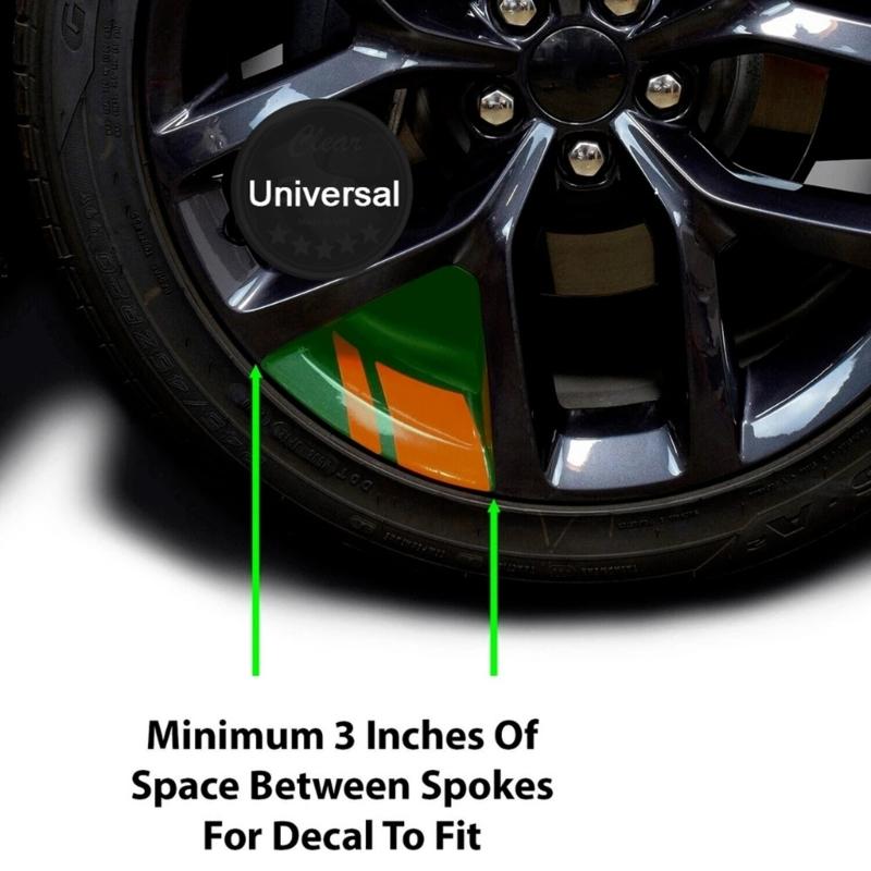 Creative Reflective Wheel Sticker with Strong Material Construction Night Visible for Car & Motorcycles Hub Decoration