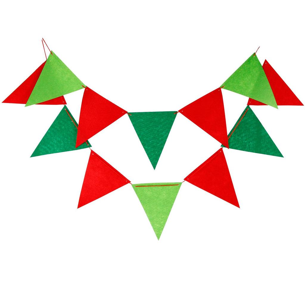 Bunte Feiertagsfilz DIY Wimpelgirlande - Thanksgiving, Halloween, Weihnachten, Geburtstagsdekorationen