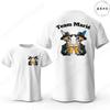 Französische Herren EVG Team Team Marié Passende T-Shirts Junggesellenabschied Bräutigam Squad Totenkopf Bier Toast Grafik Passende Freizeit-T-Shirts