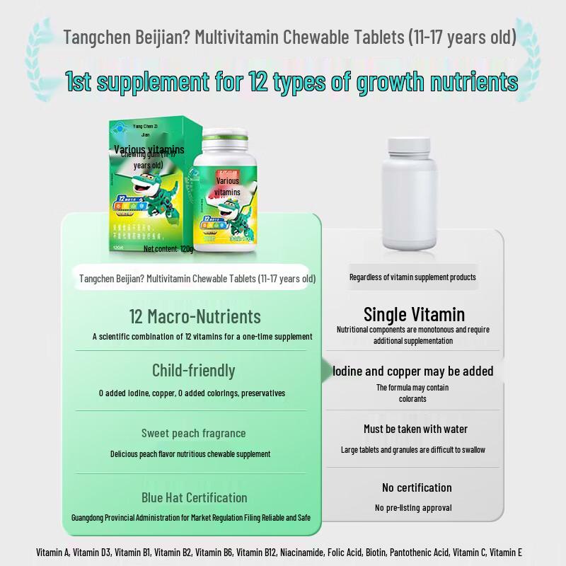 Tomson By-Health Teen Multivitamin Chewable Tablets
