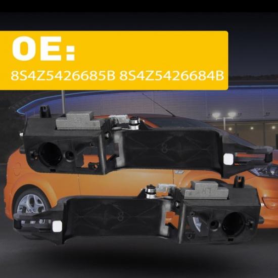 For 08-11 Ford Exterior Focus Door Handle Reinforcement Pair & LH RH Front Sides