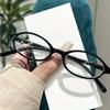 8PCS Y2k Style Anti Blue Light Eyeglasses for women Small Oval Frame Glasses Fashion Optical Decorative Glasses Women