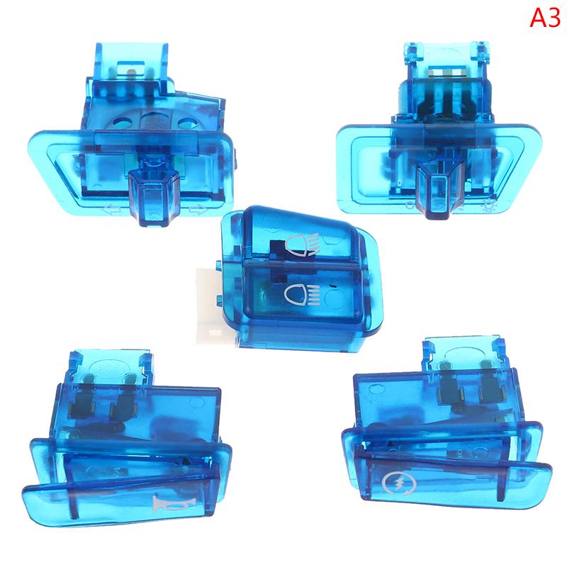 5Pcs Motorrad Start Schalter Horn Licht Blinker Hohe Abblendlicht Taste Schalter