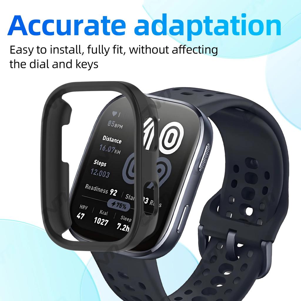 PC Hartschale für Amazfit BIP 6, Stoßfeste Bumper-Schale Schutzhülle für Amazfit BIP6 Smartwatch Ausgehöhlte Hülle Zubehör