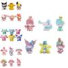 Cute Sanrio My Melody Figure Doll Toy Set For Home Decor And Cake Topping
