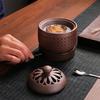 220V Electronic Incense Burners with Night Light Timing Adjustable Temperature Essential Oil Lamp Stove for Home Decor Furnace