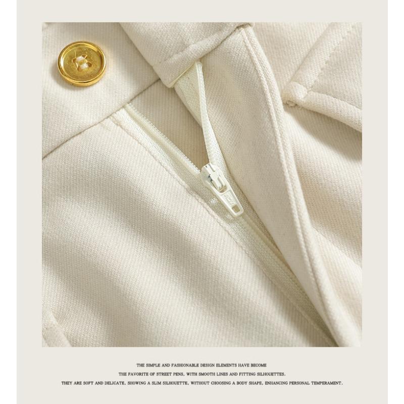 DIMANAF 2025 Autumn Winter Plus Size Women Pants Office Lady Long Pants Oversized Loose Casual Bottoms