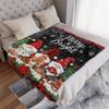 Gnome Christmas Decorative Throw Blanket,Flannel Winter Blankets for Couch Sofa, Holiday Home Decor, Xmas Festival Gifts