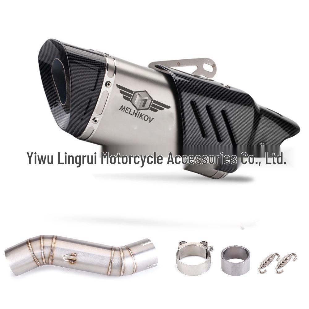 Flame Motorcycle Exhaust Pipe for CBR500F, CBR500X, CBR400F - Modified Middle